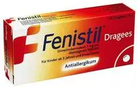 PZN-DE 00376975, Fenistil Dragees, Dimetindenmaleat 1 mg/Tablette, Antiallergikum