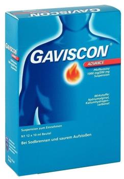Gaviscon Advance Pfefferminz Suspension (12 x 10 ml)