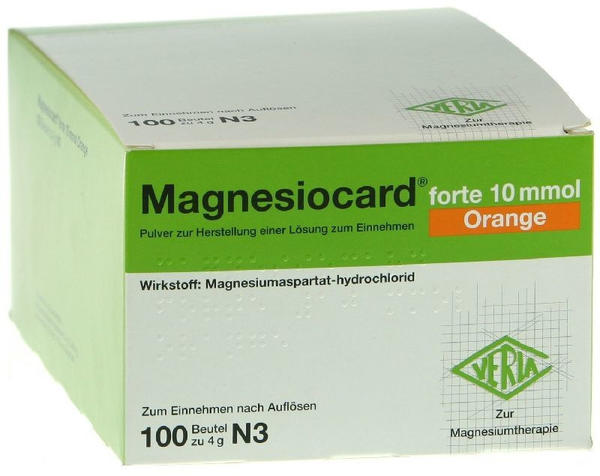 Magnesiocard forte 10 mmol Orange Pulver (100 Stk.)