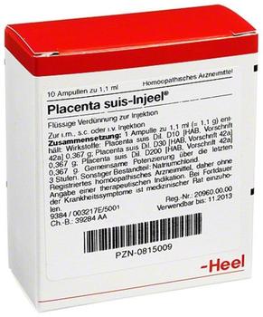 Heel Placenta Suis Injeele Org (10 Stk.)