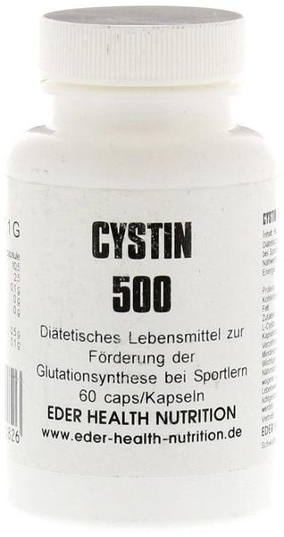 Eder Health Nutrition Cystin 500 Kapseln (60 Stk.)