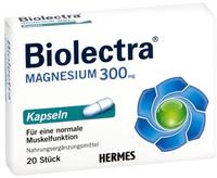 PZN-DE 05561507, HERMES Arzneimittel Biolectra Magnesium 300 mg Kapseln 20 stk