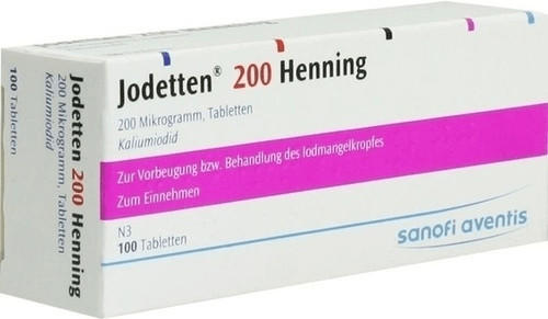 Jodetten 200 Henning Tabletten (100 Stk.)