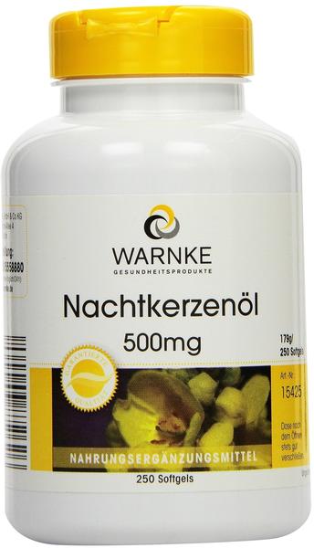 Warnke Gesundheit Nachtkerzenöl Kapseln 500 mg (250 Stk.)