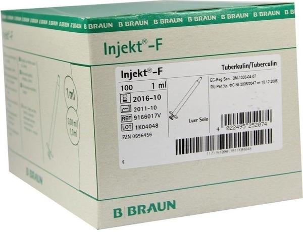 B. Braun Injekt F.Feindos.Spritze 1 ml (100 Stk.)