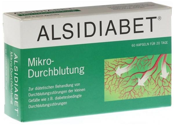 Alsitan Alsidiabet Diabetiker Mikro Durchblutung Kapseln (60 Stk.)