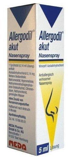 Meda Pharma GmbH & Co. KG Allergodil akut Nasenspray 5ml