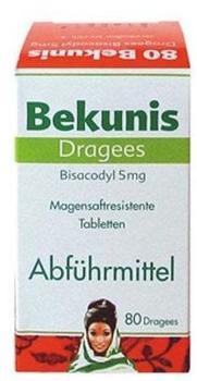 Bekunis Dragees Bisacodyl 5 mg (80 Stk.)