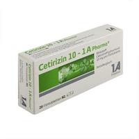 PZN-DE 03823570, Cetirizin 10 - 1 A Pharma bei allergischem Schnupfen, 20 St,