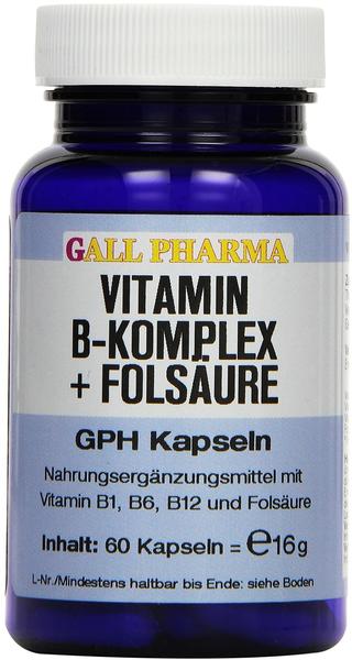 Gall Pharma Vitamin B-Komplex + Folsäure GPH Kapseln (60 Stk.)
