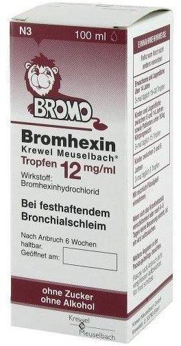 Krewel Meuselbach Bromhexin 12 mg/ml Tropfen (100 ml)