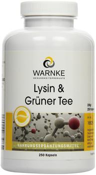 Warnke Gesundheit Lysin Grüner Tee Kapseln (250 Stk.)