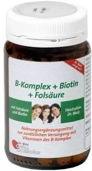 Dr. Wolz B Komplex + Biotin + Fols&auml;ure Tabletten (300 Stk.)