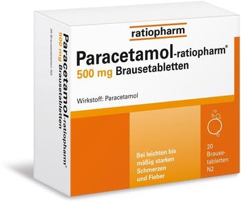 Paracetamol 500 Brausetabletten (20 Stk.)