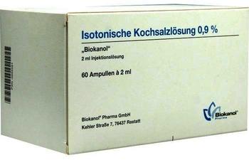 Biokanol Isotonische Kochsalzlsg. 0,9% Amp. (60 x 2 ml)