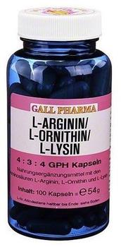 Hecht Pharma L-Arginin / L-Ornithin / L-Lysin 4:3:4 Gph Kapseln (100 Stk.)