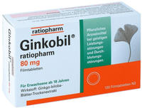 Ginkobil ratiopharm 80mg mit Ginkgo biloba 120 St