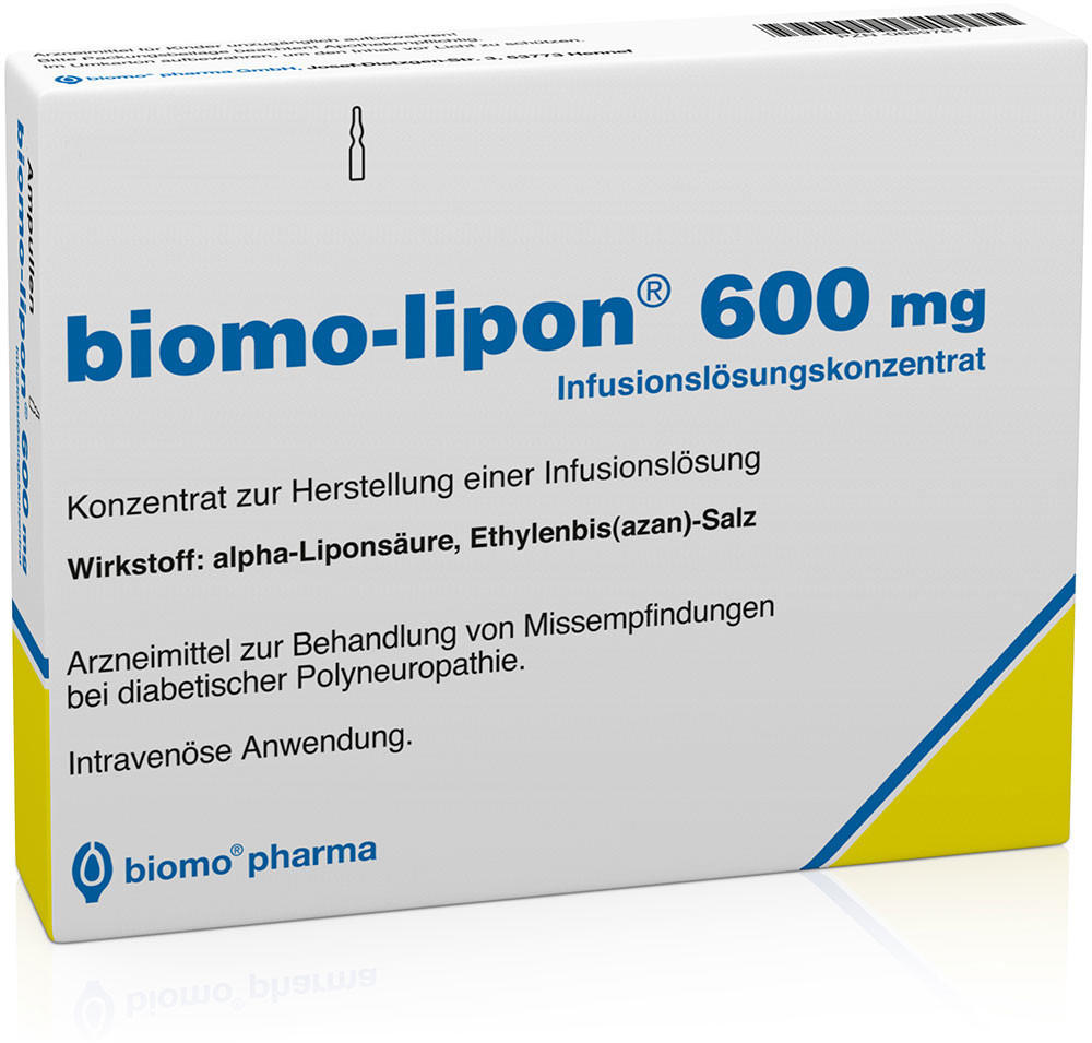Lipon 600 Mg Amp. (10 Stück) - Angebote auf Testbericht.de