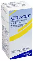 Gelacet Gelatinekapseln mit Biotin 320 St