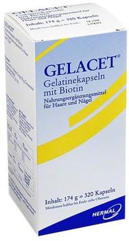 Hermal Gelacet gelatine Mit Biotin Kapseln (320 Stück)