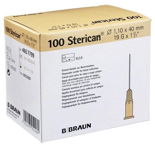 B. Braun Sterican Kanuelen 19Gx1 1/2 1,1 x 40 mm (100 Stk.)