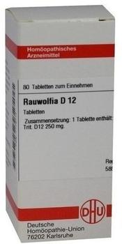 DHU Rauwolfia D 12 Tabletten (80 Stk.)