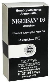 Sanum-Kehlbeck Nigersan D 3 Suppositorien (10 Stk.)