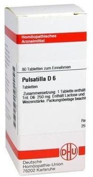 DHU Pulsatilla D 6 Tabletten (80 Stk.)