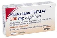 PZN-DE 03798441, STADA Consumer Health Paracetamol Stada 500mg Z&auml;pfchen 10 ST