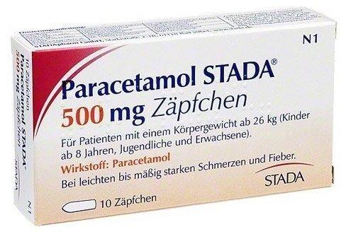 Paracetamol 500 Kindersuppositorien (10 Stk.)