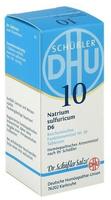 DHU Sch&uuml;&szlig;ler-Salz Nr. 10 Natrium sulfuricum D6 80 St