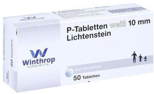 Winthrop P Tabletten Weiss 10 Mm (50 Stk.)