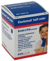 Elastomull haft 4mx6cm blau Fixierbinde 1 St