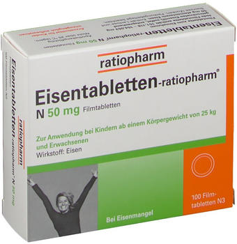 Eisentabletten N 50 mg Filmtabletten (100 Stk.)