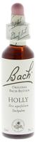 PZN-DE 00059909, Nelsons Bachbl&uuml;ten Holly Tropfen 20 ml, Grundpreis: &euro; 457,50 /