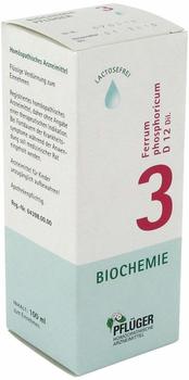 A. Pflüger Biochemie 3 Ferrum Phosph.D 12 Tropfen (100 ml)