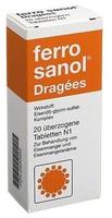 Ferro Sanol &Uuml;berzogene Tabletten 20 St