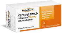 ratiopharm PARACETAMOL ratiopharm 500 mg Brausetabletten 10 St