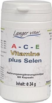 Langer vital A-C-E Vitamine plus Selen Kapseln (60 Stk.)