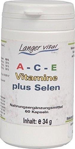 Langer vital A-C-E Vitamine plus Selen Kapseln (60 Stk.)