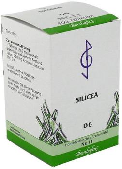 Bombastus Biochemie 11 Silicea D 6 Tabletten (500 Stk.)