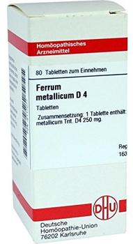 DHU Ferrum Metallicum D 4 Tabletten (80 Stk.)