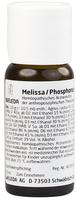 PZN-DE 01632860, WELEDA Melissa / Phosphorus comp. Dilution Mischung 50 ml,