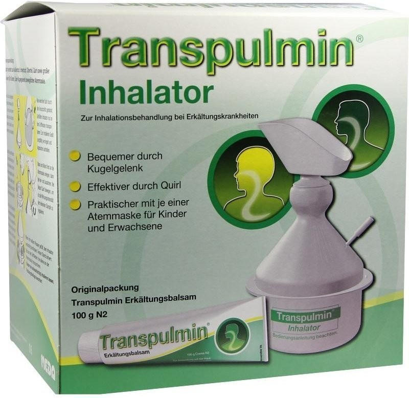 Transpulmin Erkältungsbalsam + Inhalator (100 g + 1 Stk.) Test TOP Angebote  ab 15,99 € (Januar 2023)