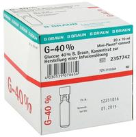 Glucose 40% B.braun Mini Plasco connect 20X10 ml