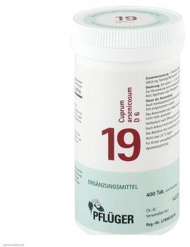 A. Pflüger Biochemie 19 Cuprum Arsenic.D 6 Tabletten (400 Stk.)