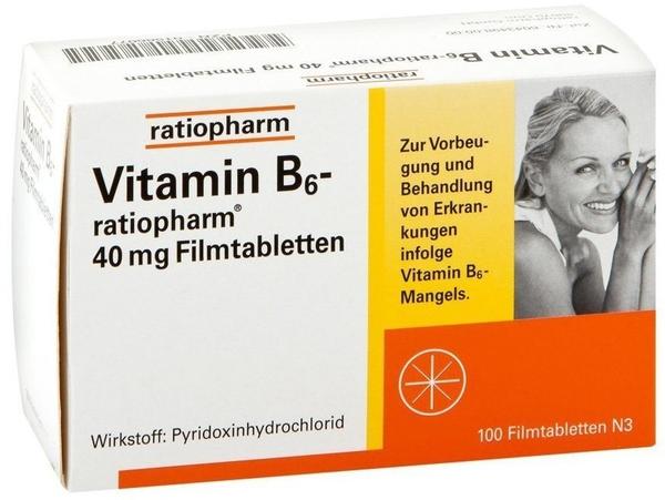 Vitamin B6 40 mg Filmtabletten (100 Stk.)