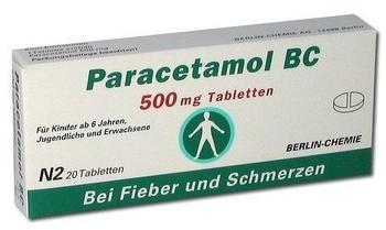 Paracetamol Bc 500 mg Tabletten (20 Stk.)