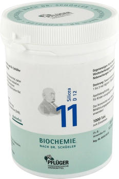 A. Pflüger Biochemie 11 Silicea D12 Tabletten (1000 Stk.)