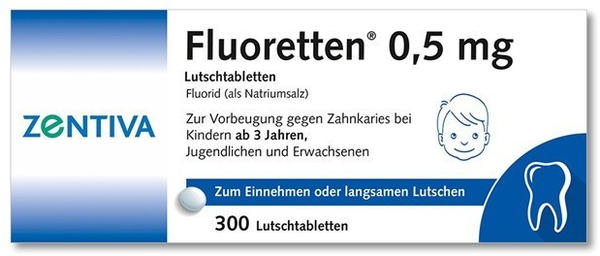 Fluoretten 0,5 mg Tabletten (300 Stk.)